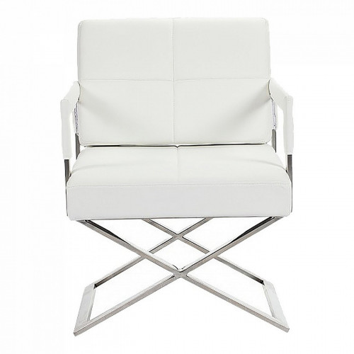 кресло aster x chair кожа белое в Ставрополе