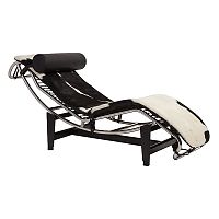 шезлонг chaise longue lc4 черно-белый в Ставрополе