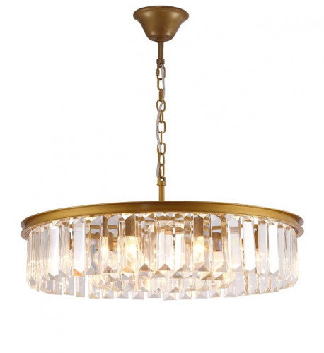 люстра prism bronze 80 латунь, прозрачное стекло в Ставрополе