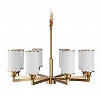 люстра brch9040-8 от delight collection белая/золото в Ставрополе