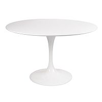 стол eero saarinen style tulip table mdf d110 глянцевый белый в Ставрополе