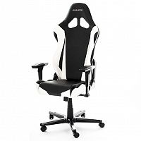 кресло геймерское dxracer racing черно-белое в Ставрополе