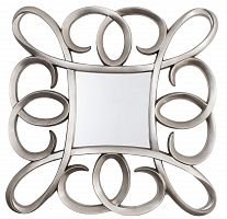 зеркало серебряное квадратное в фигурной раме silver swirl frame от rvastley в Ставрополе