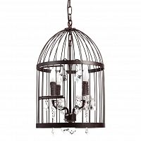 люстра vintage birdcage (51*34*54) коричневая в Ставрополе