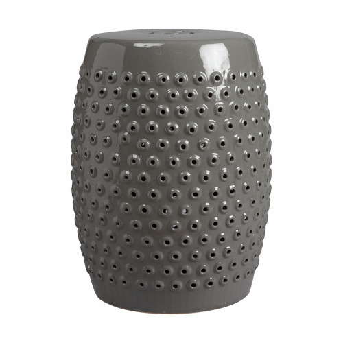 керамический столик-табурет cutwork garden stool серый в Ставрополе