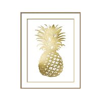 постер gold pineapple золотой в Ставрополе