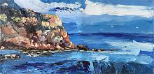картина маслом утес у моря в Ставрополе