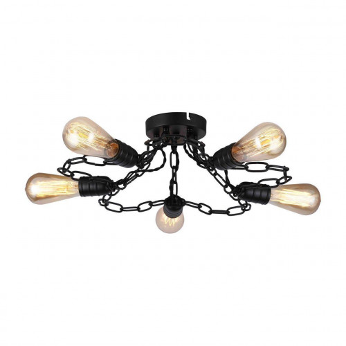 потолочная люстра arte lamp a9344pl-5bk в Ставрополе