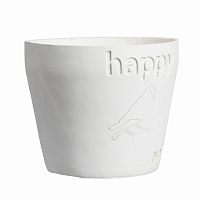 цветочный горшок happy белый в Ставрополе
