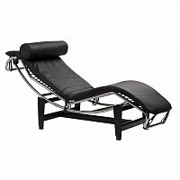 шезлонг chaise longue lc4 черный в Ставрополе