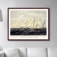 картина: yachts on a summer cruise, 1871г. в Ставрополе