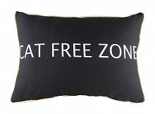 подушка с надписью cat free zone в Ставрополе