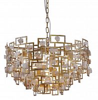 подвесная люстра crystal lux diego sp9 d600 gold в Ставрополе