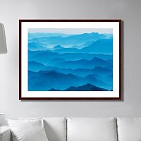 картина: mountain silhouettes in the brandenburg alps, austria в Ставрополе