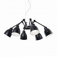 подвесная люстра ideal lux newton sp6 nero в Ставрополе