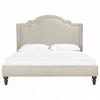 кровать двуспальная 160х200 бежевая cassis upholstered в Ставрополе