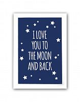 постер to the blue moon and back а3 в Ставрополе
