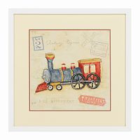 постер vintage locomotive разноцветный в Ставрополе