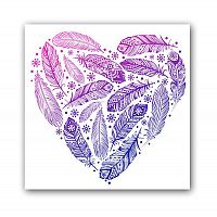 постер heart а3 (фиолетовый) в Ставрополе