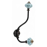 настенный декоративный крючок knobs голубой в Ставрополе