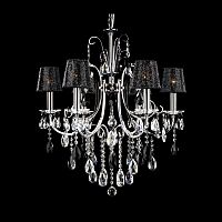 люстра md92721-6a от illuminati прозрачная/черная/ хром в Ставрополе