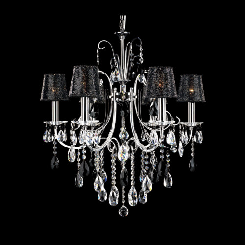 люстра md92721-6a от illuminati прозрачная/черная/ хром в Ставрополе