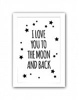 постер to the white moon and back а4 в Ставрополе