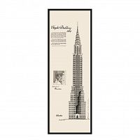 постер chrysler building черный в Ставрополе