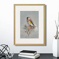 картина: goldfinch on a thistle, 1886г. в Ставрополе