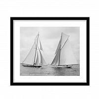 постер sailboats race during cruise серый в Ставрополе