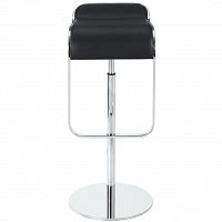 барный стул lem style piston stool черная кожа в Ставрополе