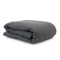 пододеяльник изо льна темно-серого цвета essential 150х200 в Ставрополе