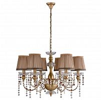 подвесная люстра crystal lux alegria sp6 gold-brown в Ставрополе