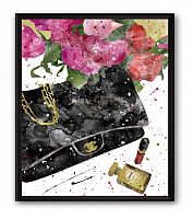 постер сумка чёрная chanel а4 в Ставрополе