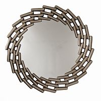 зеркало большое круглое в витой раме silver leaf в Ставрополе
