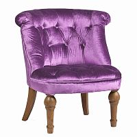 кресло sophie tufted slipper chair лиловое в Ставрополе