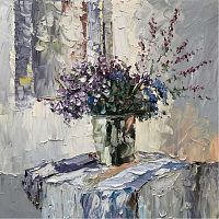 картина маслом сине-фиолетовый в Ставрополе