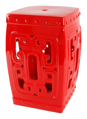 керамический столик-табурет oriental stool red в Ставрополе