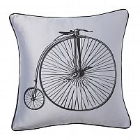 подушка с ретро-велосипедом retro bicycle grey в Ставрополе