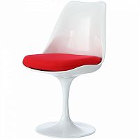 стул eero saarinen style tulip chair красная подушка в Ставрополе