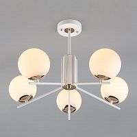 потолочная люстра eurosvet lucas 70092/5 белая в Ставрополе