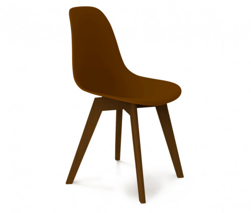 стул dsw коричневый s39 (eames style) в Ставрополе