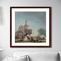 картина: saint isidore's day at the saint's hermitage, 1799г. в Ставрополе
