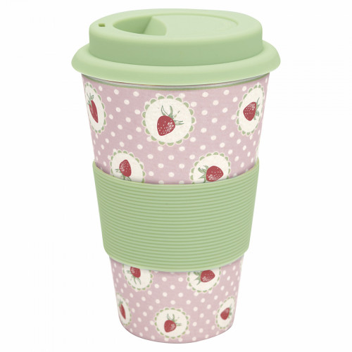 кружка на вынос strawberry pale pink в Ставрополе