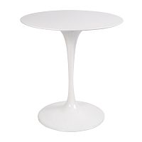 стол eero saarinen style tulip table top mdf d70 глянцевый белый в Ставрополе