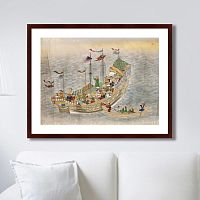 картина: scenes of traders in nagasaki, 1750г. в Ставрополе