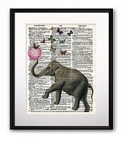 постер elephant and balloon а3 в Ставрополе