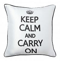 подушка с надписью keep calm and carry on в Ставрополе