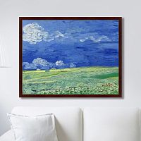 картина: wheatfields under thunderclouds, 1890г. в Ставрополе
