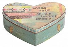 металлическая декоративная коробка (шкатулка) в виде сердца heart в Ставрополе
